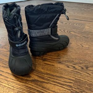 Sorel Black Snow Boots